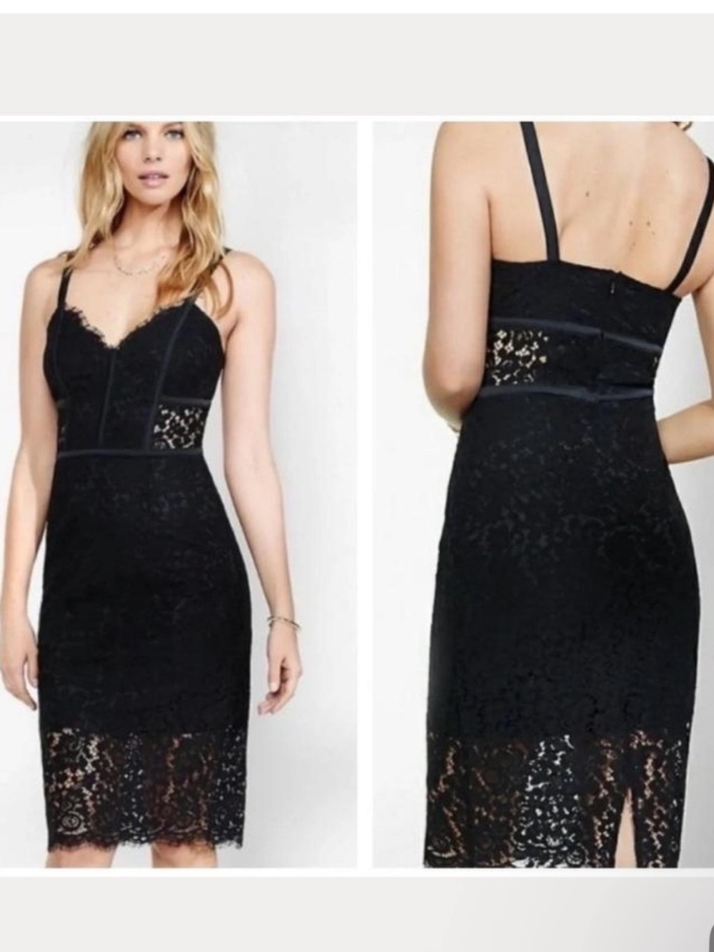 Express Lace dress bodycon corset dress